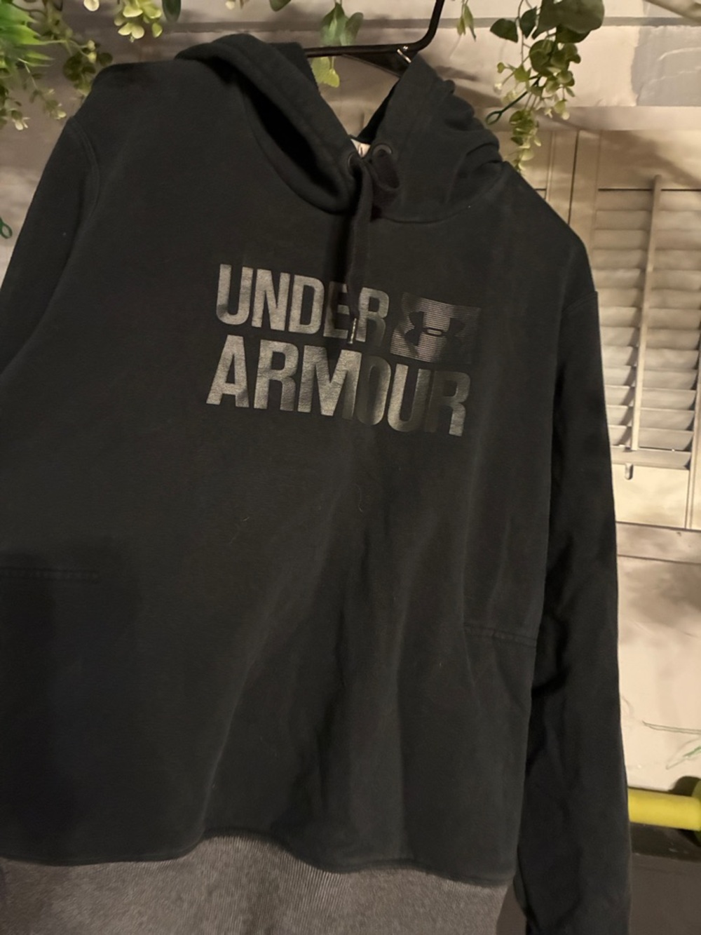 Under Armour Black/Gray Hoodie